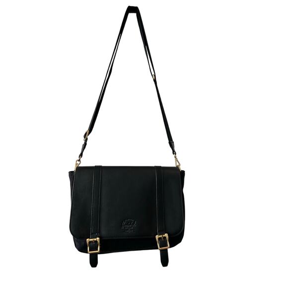 Herschel Supply Company Orion Black Crossbody Bag Preppy - Picture 1 of 10